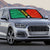 Nevis in Saint Kitts and Nevis Auto Sun Shade Star Design and Coat of Arms - Wonder Print Shop