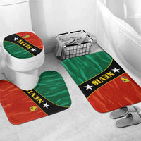 Nevis in Saint Kitts and Nevis Bathroom Set Star Design and Coat of Arms - Wonder Print Shop