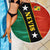 Nevis in Saint Kitts and Nevis Beach Blanket Star Design and Coat of Arms - Wonder Print Shop