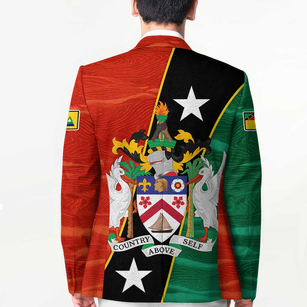 Nevis in Saint Kitts and Nevis Blazer Star Design and Coat of Arms - Wonder Print Shop