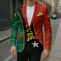 Nevis in Saint Kitts and Nevis Blazer Star Design and Coat of Arms - Wonder Print Shop