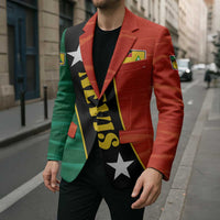 Nevis in Saint Kitts and Nevis Blazer Star Design and Coat of Arms - Wonder Print Shop