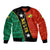 Nevis in Saint Kitts and Nevis Bomber Jacket Star Design and Coat of Arms - Wonder Print Shop