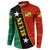 Nevis in Saint Kitts and Nevis Button Sweatshirt Star Design and Coat of Arms - Wonder Print Shop