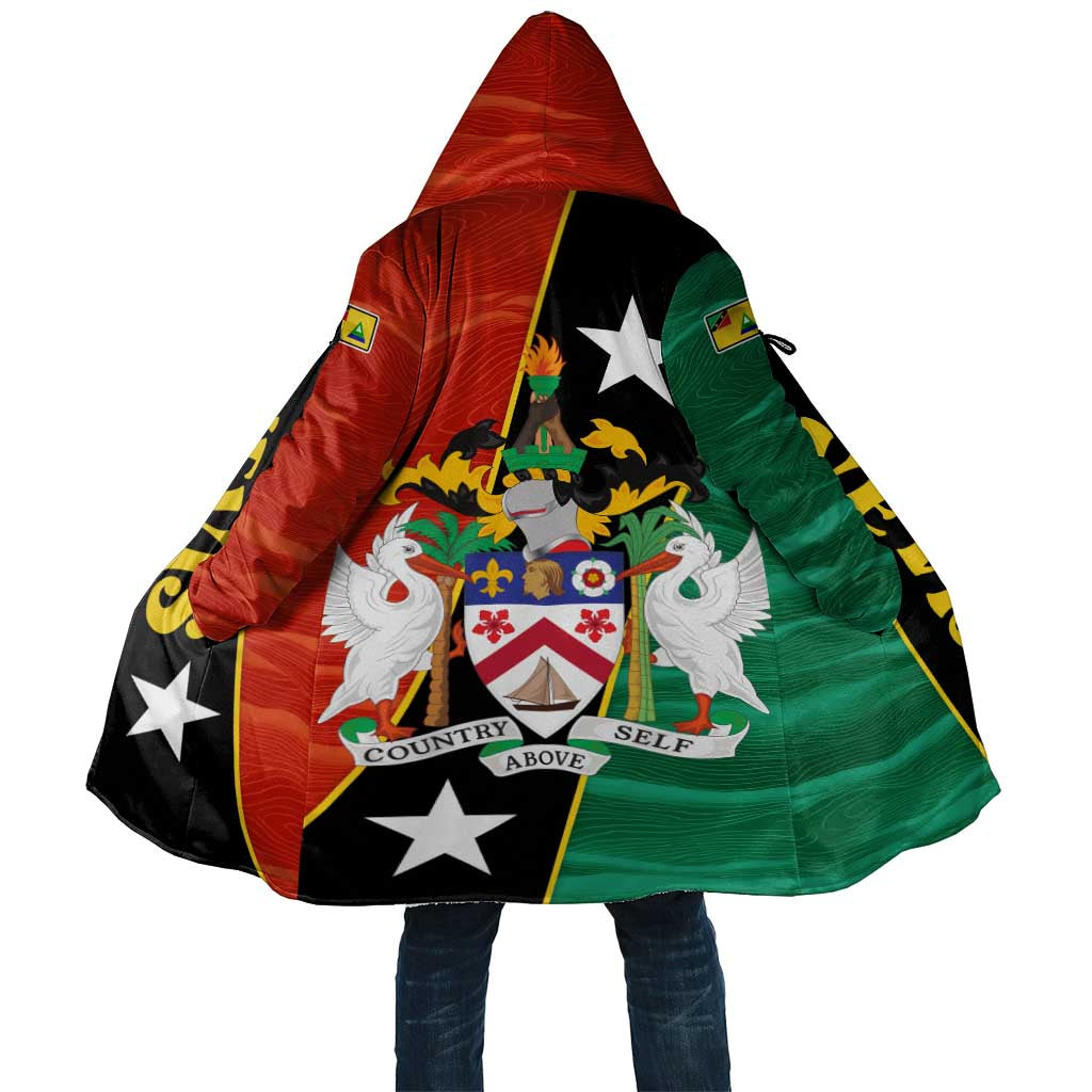 Nevis in Saint Kitts and Nevis Cloak Star Design and Coat of Arms - Wonder Print Shop
