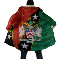 Nevis in Saint Kitts and Nevis Cloak Star Design and Coat of Arms - Wonder Print Shop