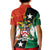 Nevis in Saint Kitts and Nevis Kid Polo Shirt Star Design and Coat of Arms - Wonder Print Shop