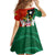 Nevis in Saint Kitts and Nevis Kid Short Sleeve Dress Star Design and Coat of Arms - Wonder Print Shop