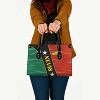 Nevis in Saint Kitts and Nevis Leather Bag Star Design and Coat of Arms - Wonder Print Shop