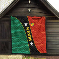 Nevis in Saint Kitts and Nevis Quilt Star Design and Coat of Arms - Wonder Print Shop
