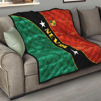 Nevis in Saint Kitts and Nevis Quilt Star Design and Coat of Arms - Wonder Print Shop