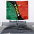 Nevis in Saint Kitts and Nevis Tapestry Star Design and Coat of Arms - Wonder Print Shop