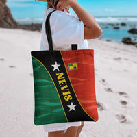 Nevis in Saint Kitts and Nevis Tote Bag Star Design and Coat of Arms - Wonder Print Shop