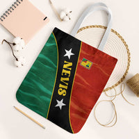 Nevis in Saint Kitts and Nevis Tote Bag Star Design and Coat of Arms - Wonder Print Shop
