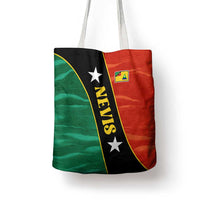 Nevis in Saint Kitts and Nevis Tote Bag Star Design and Coat of Arms - Wonder Print Shop