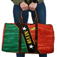 Nevis in Saint Kitts and Nevis Travel Bag Star Design and Coat of Arms - Wonder Print Shop