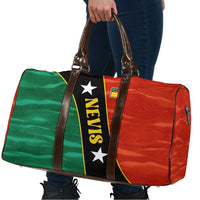 Nevis in Saint Kitts and Nevis Travel Bag Star Design and Coat of Arms - Wonder Print Shop