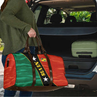 Nevis in Saint Kitts and Nevis Travel Bag Star Design and Coat of Arms - Wonder Print Shop