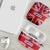 Cayman Islands Christmas AirPods Case Xmas Pattern and Coat of Arms - Wonder Print Shop