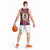Cayman Islands Christmas Basketball Jersey Xmas Pattern and Coat of Arms - Wonder Print Shop