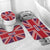 Cayman Islands Christmas Bathroom Set Xmas Pattern and Coat of Arms - Wonder Print Shop