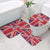 Cayman Islands Christmas Bathroom Set Xmas Pattern and Coat of Arms - Wonder Print Shop