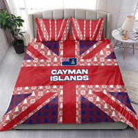 Cayman Islands Christmas Bedding Set Xmas Pattern and Coat of Arms - Wonder Print Shop