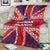 Cayman Islands Christmas Blanket Xmas Pattern and Coat of Arms - Wonder Print Shop