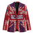Cayman Islands Christmas Blazer Xmas Pattern and Coat of Arms - Wonder Print Shop