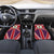 Cayman Islands Christmas Car Mats Xmas Pattern and Coat of Arms - Wonder Print Shop