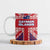 Cayman Islands Christmas Ceramic Mug Xmas Pattern and Coat of Arms - Wonder Print Shop