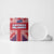 Cayman Islands Christmas Ceramic Mug Xmas Pattern and Coat of Arms - Wonder Print Shop