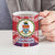 Cayman Islands Christmas Ceramic Mug Xmas Pattern and Coat of Arms - Wonder Print Shop