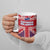 Cayman Islands Christmas Ceramic Mug Xmas Pattern and Coat of Arms - Wonder Print Shop