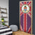 Cayman Islands Christmas Door Cover Xmas Pattern and Coat of Arms - Wonder Print Shop