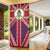 Cayman Islands Christmas Door Cover Xmas Pattern and Coat of Arms - Wonder Print Shop