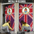 Cayman Islands Christmas Door Cover Xmas Pattern and Coat of Arms - Wonder Print Shop