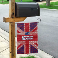 Cayman Islands Christmas Garden Flag Xmas Pattern and Coat of Arms - Wonder Print Shop