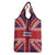 Cayman Islands Christmas Grocery Bag Xmas Pattern and Coat of Arms - Wonder Print Shop