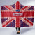 Cayman Islands Christmas Hooded Blanket Xmas Pattern and Coat of Arms - Wonder Print Shop
