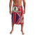 Cayman Islands Christmas Lavalava Xmas Pattern and Coat of Arms - Wonder Print Shop