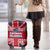 Cayman Islands Christmas Luggage Cover Xmas Pattern and Coat of Arms - Wonder Print Shop