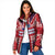 Cayman Islands Christmas Padded Jacket Xmas Pattern and Coat of Arms - Wonder Print Shop