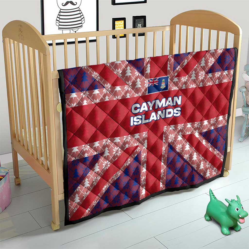 Cayman Islands Christmas Quilt Xmas Pattern and Coat of Arms - Wonder Print Shop