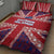 Cayman Islands Christmas Quilt Bed Set Xmas Pattern and Coat of Arms - Wonder Print Shop