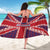 Cayman Islands Christmas Sarong Xmas Pattern and Coat of Arms - Wonder Print Shop