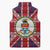 Cayman Islands Christmas Sleeveless Puffer Jacket Xmas Pattern and Coat of Arms - Wonder Print Shop
