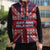 Cayman Islands Christmas Sleeveless Puffer Jacket Xmas Pattern and Coat of Arms - Wonder Print Shop