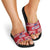 Cayman Islands Christmas Slide Sandals Xmas Pattern and Coat of Arms - Wonder Print Shop