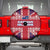 Cayman Islands Christmas Spare Tire Cover Xmas Pattern and Coat of Arms - Wonder Print Shop